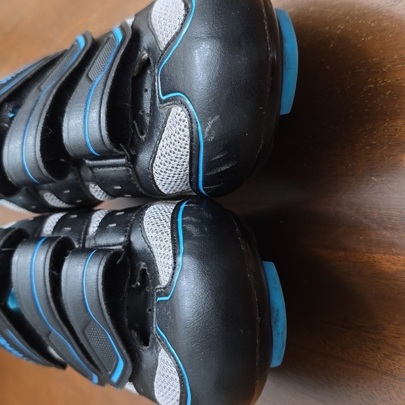 FLYWHEEL Black and Blue Cycling Shoes sz 41 - Picture 5 of 7